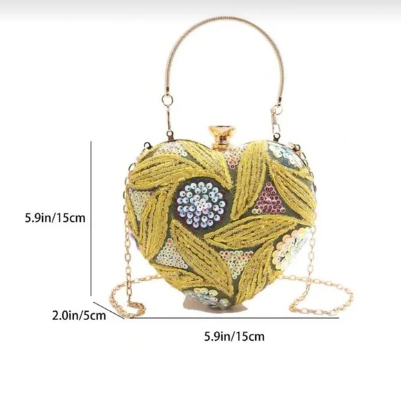 💐 Embellished Evening Bag 💐 - Picture 6 of 7